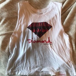 Diamond muscle tee